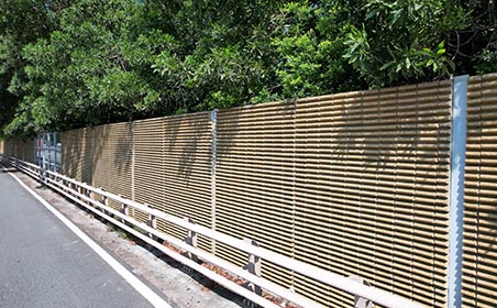 木屑混凝土聲屏障